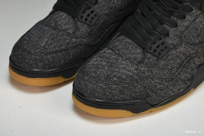 NRG Levis  Jordan Black 4 Levis Air AO2571-001 Denim Retro - 0503